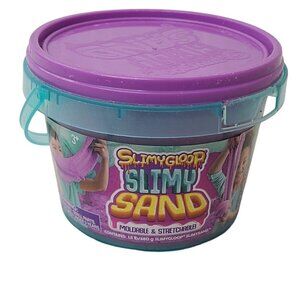Slimy Gloop Slimy Sand Moldable Stretchable 1.5 LB Bucket Purple
